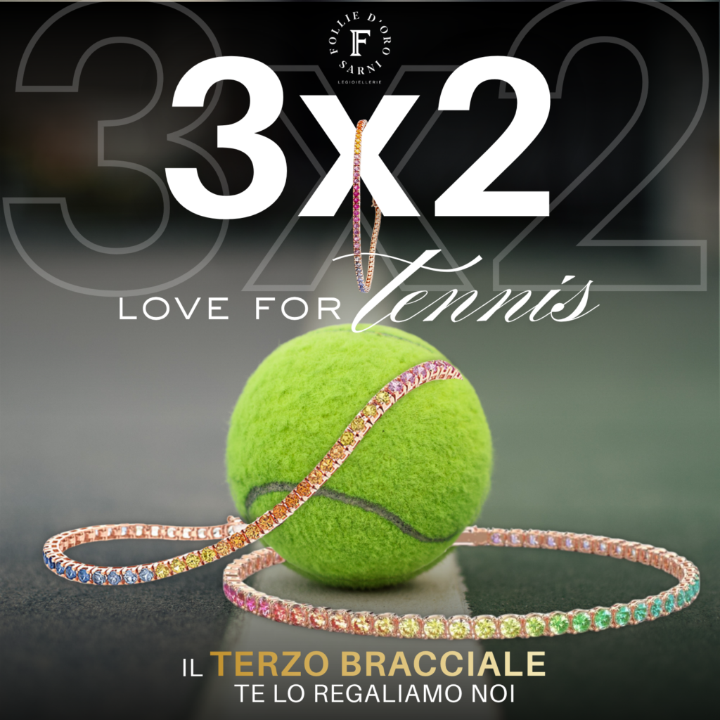 Sarni Follie d’Oro – Love for Tennis 3 x 2