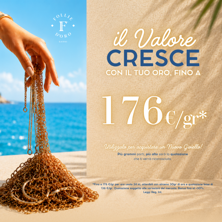 Sarni Follie d’Oro – Il Valore Cresce